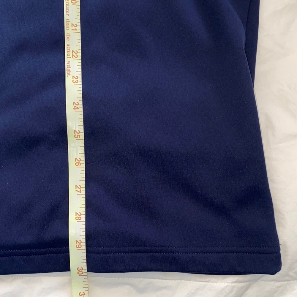 NWOT Atlanta Braves Men's Navy and Red Zip-Up Pullover - Picture 8 of 9